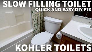 How to Fix a Slow Filling Kohler Toilet (Step-by-Step Guide)
