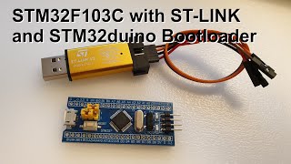 STM32F103C with ST-Link and STM32duino, simplified!