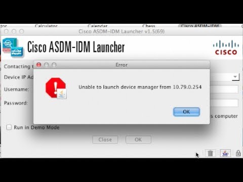 Unable to Launch ASDM Manager