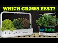 Aerogarden or click  grow smart garden which grows best watch before you buy