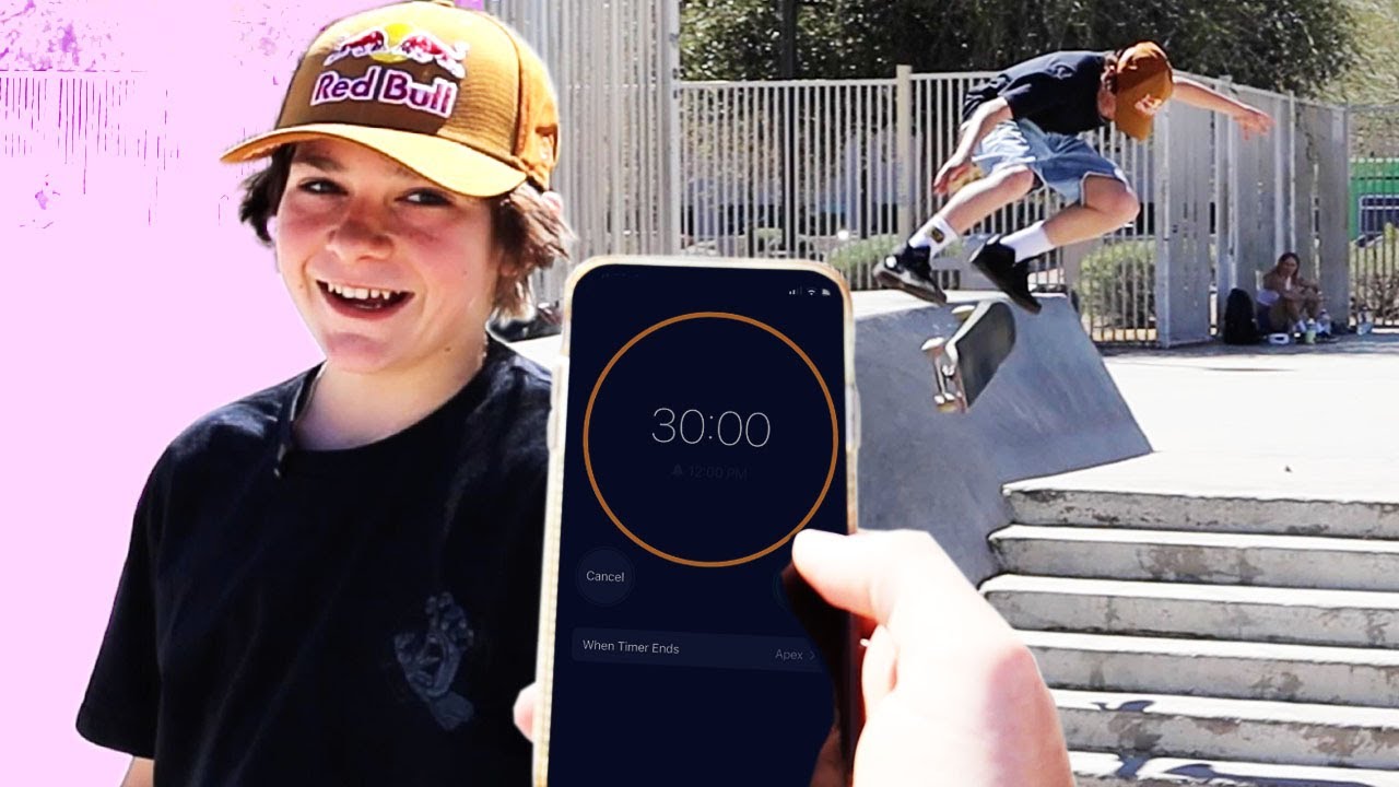 30 MINUTES CHALLENGE- Devin Flynn STRAIGHT OFF THE PLANE!!!