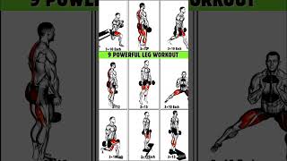 Build Strong Legs at Home: 9 Powerful Dumbbell Exercises 🔥