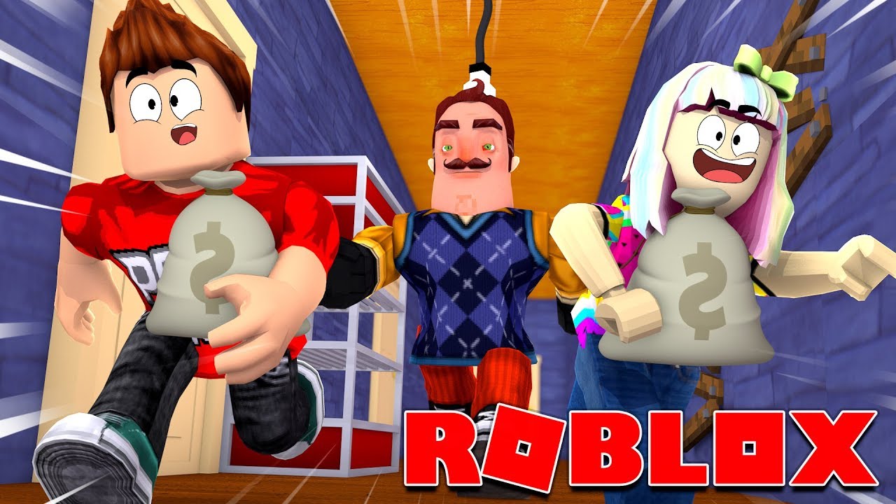 Roblox Rob Hello Neighbor S House 2 Player Youtube - roblox hello neighbor with molly download youtube video in