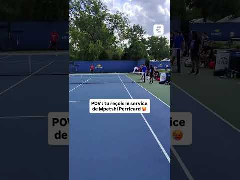 🎾💪 C'est donc ça d’être face à l’un des plus gros serveurs du circuit #shorts #tennis