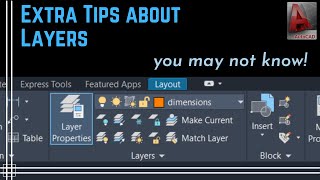 Autocad - Don't miss out these tips about Layers