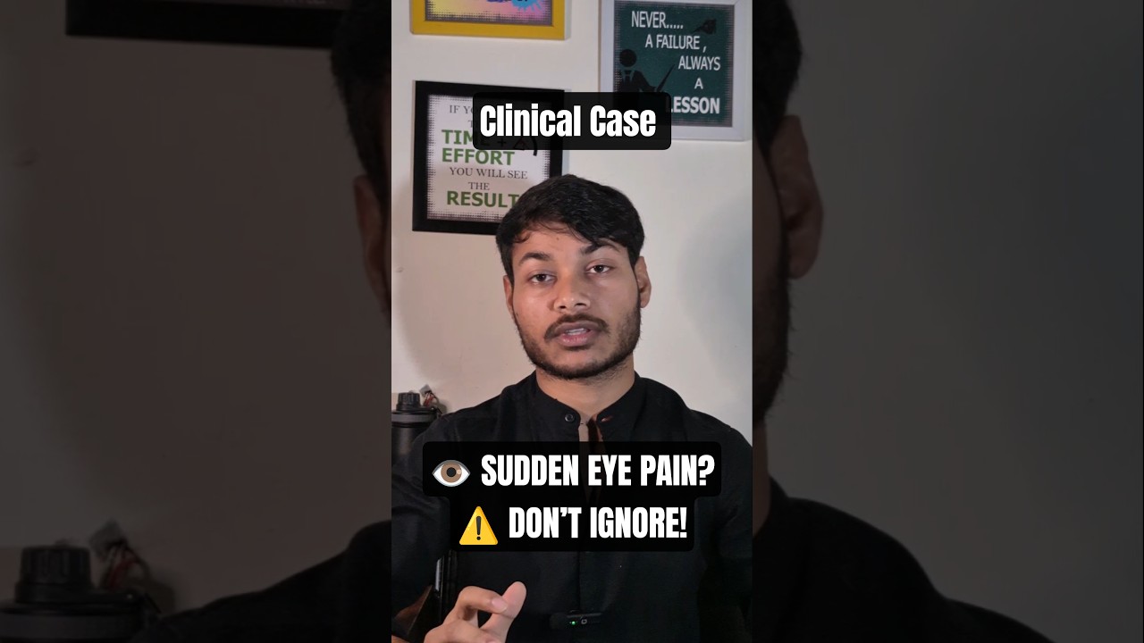 Eye Pain + Vomiting? ONE Diagnosis Can Cause Blindness 😱 | Acute Glaucoma Case