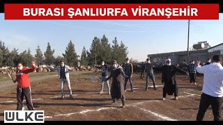 Tenisle Tanışan Köylüler Kendi Imkanlarıyla Yaptıkları Kortta Raket Sallıyor