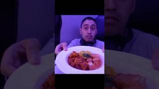 Endless Buffett flying Qatar Airways Q Suites (Business Class) ATL to DOH #qatarairways