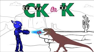 ck or k for the Final /k/ Sound| ck or k Ending Spelling Rule Grade 1| When to use k & ck in phonics