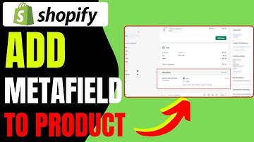 How to Add Metafields to Product Shopify | Metafields Editor Shopify