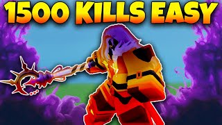 How to complete 1500 kills SUPER FAST for Evelynn Contract  Roblox Bedwars