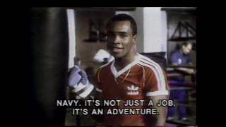 Sugar Ray Leonard - Join The Navy (1981) TV Commercial