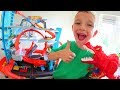 Father & Son GET BIGGEST CAR TRACK EVER! / Hot Wheel City!