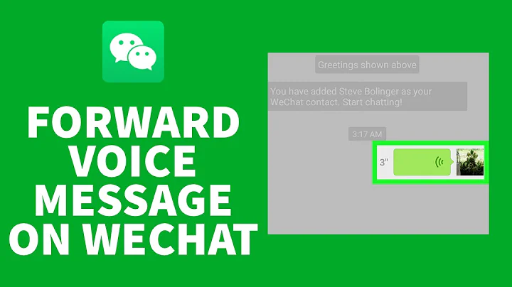 How to Forward Voice Message on WeChat? - DayDayNews