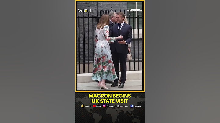 Macron In UK: France's Emmanuel Macron in Britain for a State visit | WION