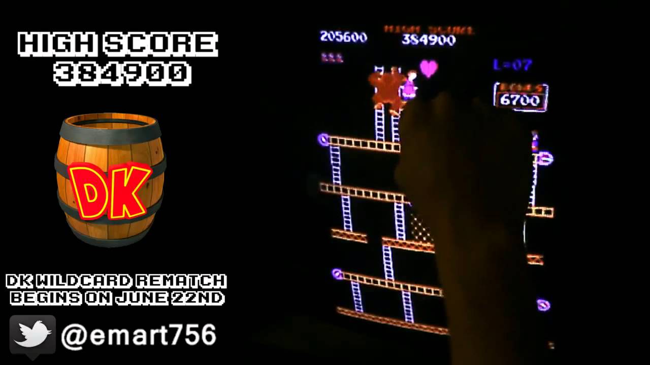 Classic Donkey Kong Arcade My New PB! 454,300