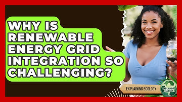 Why Is Renewable Energy Grid Integration So Challenging? - Explaining Ecology