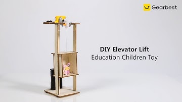DIY Elevator Lift Children Science Education Toy - Gearbest.com