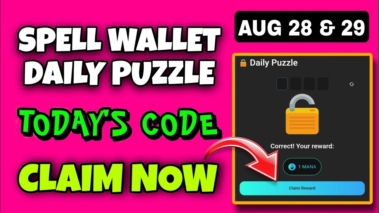 Spell Wallet Daily Puzzle Today 28 August | Spell Wallet Today Puzzle | Spell Wallet Secret Code