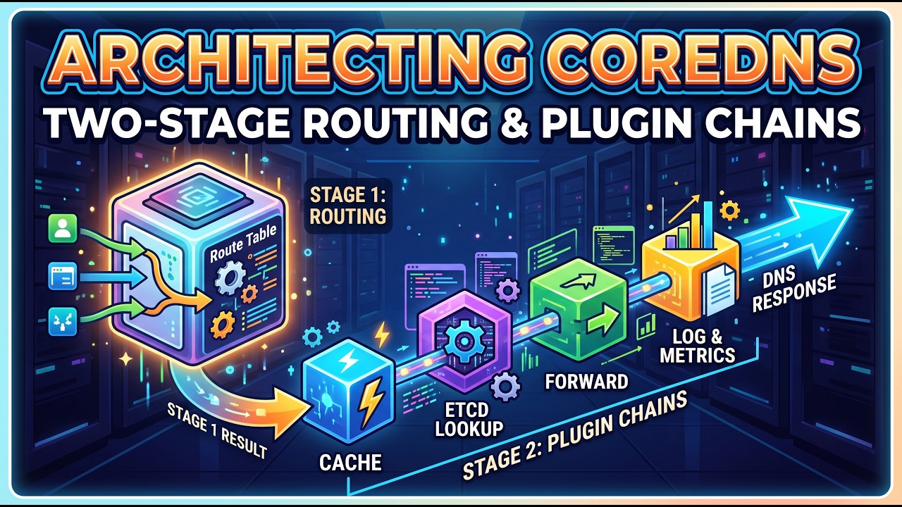 Architecting CoreDNS: Two-Stage Routing and Plugin Chains 