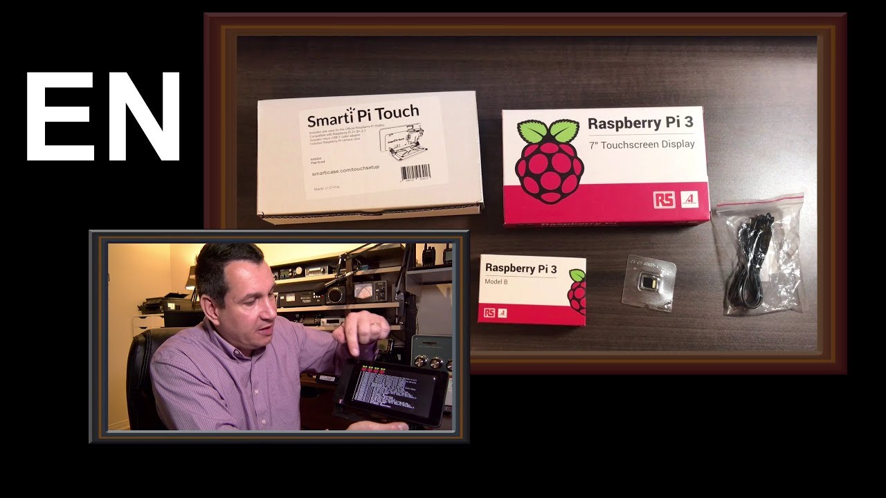 Raspberry Pi 3 Projects For Ham Radio With 7 Inches Touchscreen