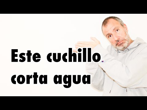 【スペイン語】#279 Este cuchillo corta agua