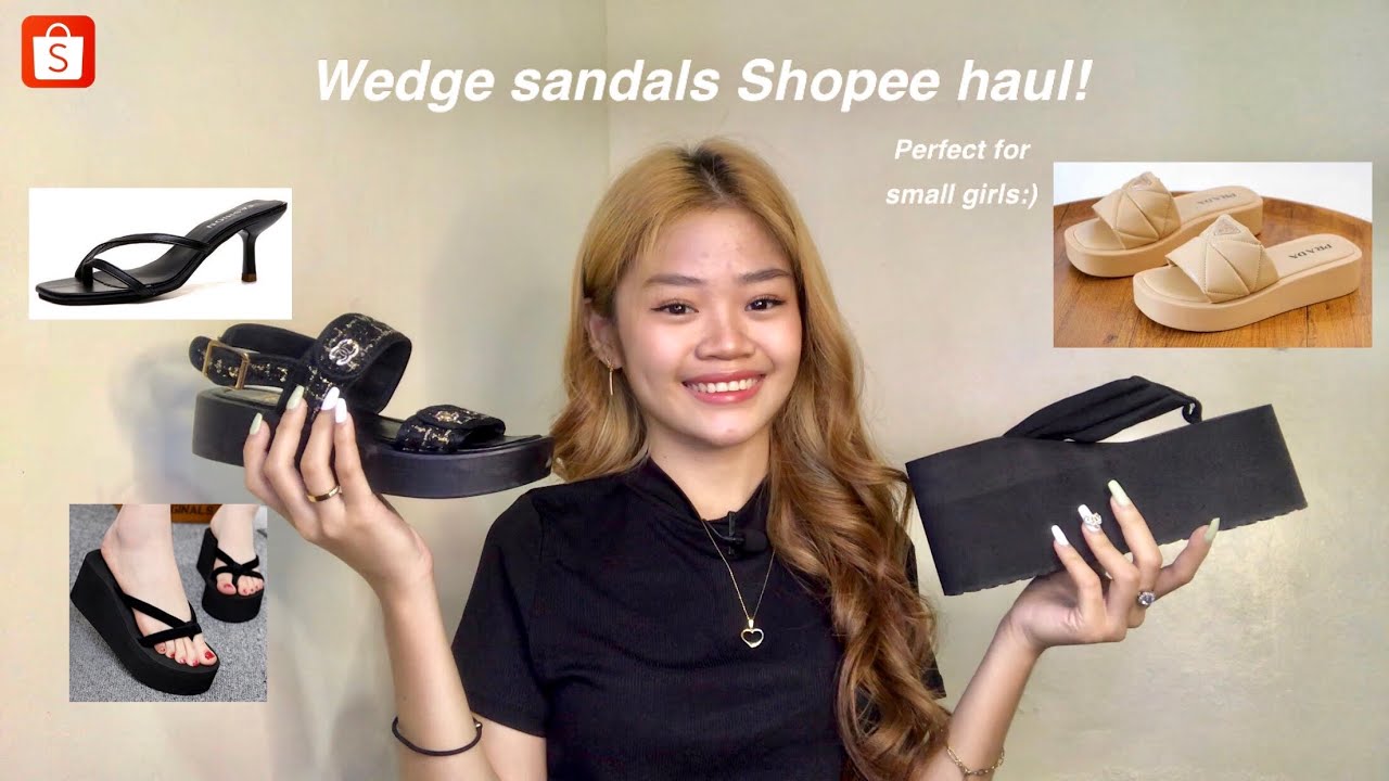 AFFORDABLE SHOPEE PLATFORM SANDALS HAUL!❤️| Krishia Diaz