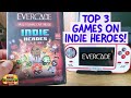 Evercade Indie Heroes Top 3 games!