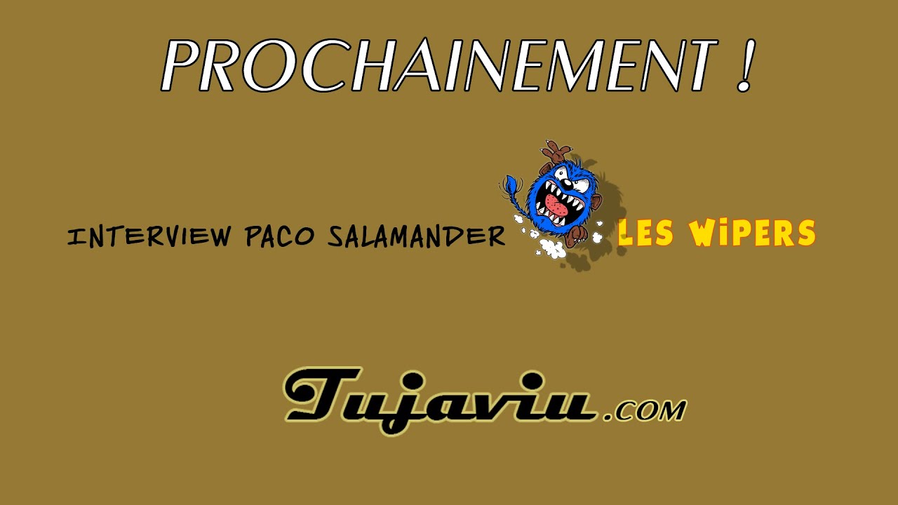 Interview PAco Salamander sur tujaviu.com