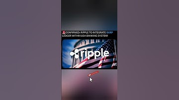 RIPPLE REVOLUTION! XRP INTEGRATED INTO US BANKING SYSTEM! 🚀#xrp #xrpl #ripple #xrpnews