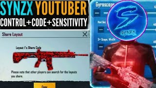 [New] Synzx Bgmi Control Code And Sensitivity 2021| Synzx 5 Finger Control Settings || Synzx Pubg