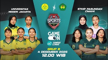 UNJ Jakarta vs STKIP Pasundan Cimahi (Group B | Putri) – CL Futsal 2025 - The Nationals