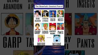 The Strawhat's Greatest Fears ‼️ #anime #onepiece #memes #luffy Wealth