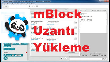 mBlock Uzantı Bulma ve Mblock Uzantı Yükleme Nasıl Yapılır ?