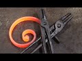 Scroll Tongs from Kens Custom Iron - Blacksmithing