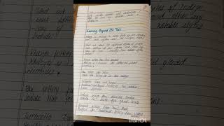 ch 2(writing task and learning beyond the text)# kaveri