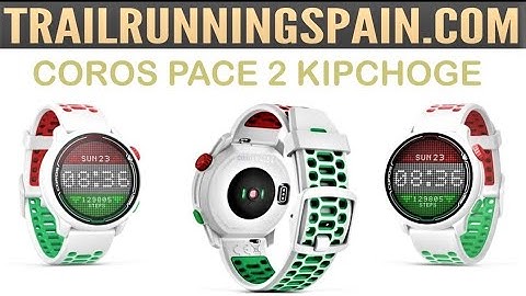 COROS PACE 2 EK Kipchoge edition: Gps watch 30h battery + pod. Official presentation by Coros HQ