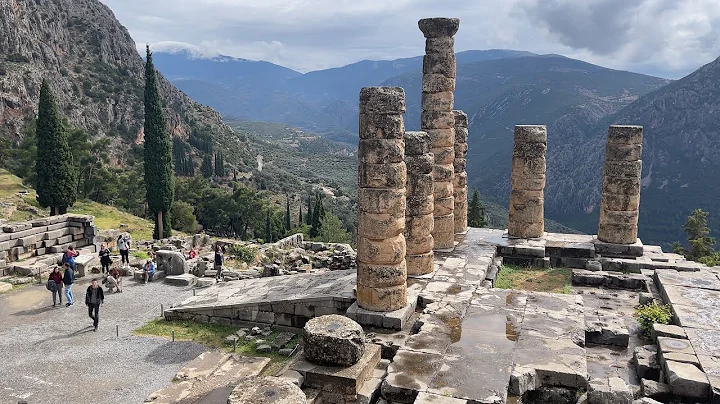 A visit of the legendary sacred place of Delphi in ancient Greece | Trip to Athens, Greece 2022