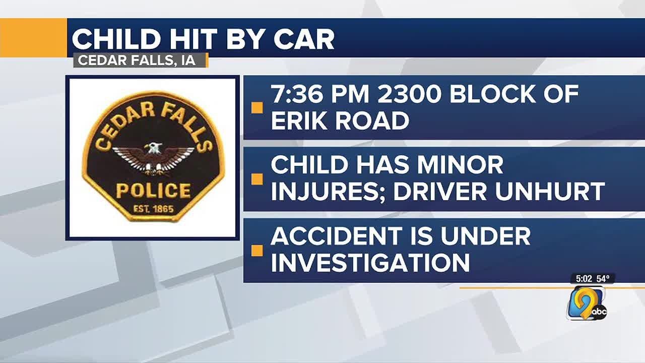 Child recovering after being hit by car in Cedar Falls - YouTube