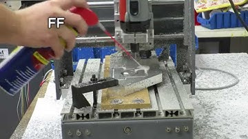 CNC USB Controller - Milling 20mm aluminium with MiniCNC