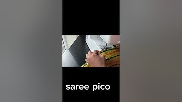 saree pico #easy pico stitching #pico