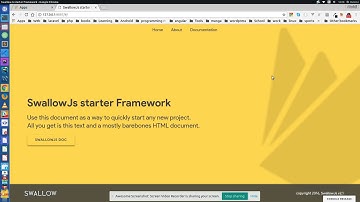serve swallowjs with chrome web server
