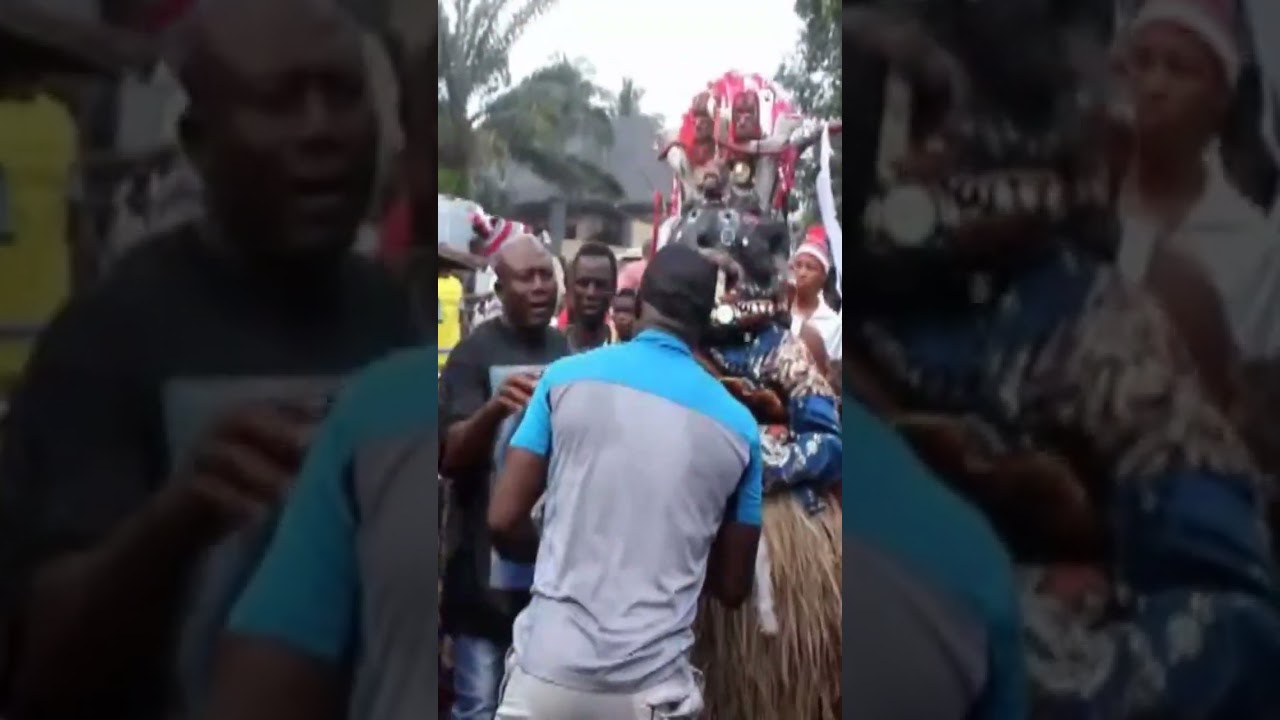 Masquerade on New Yam Festival 