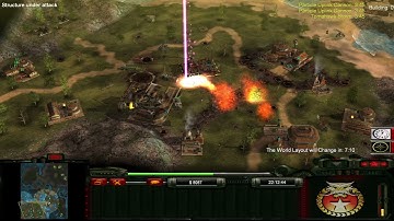 China Boss+Nuke vs Superweapon(Challenge mode) Generals Contra 009 Final Hard(8)