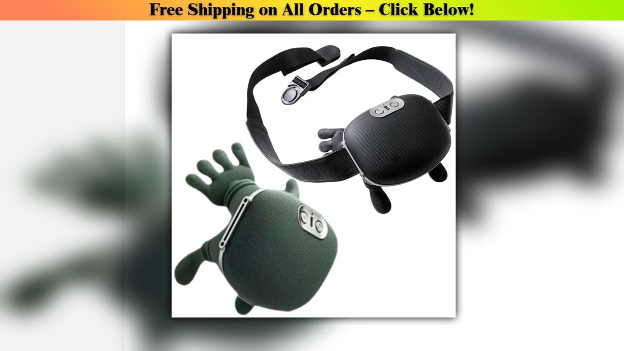 4D Shiatsu Neck Shoulder Massager with Heat 3-Level Kneading Massage Pillow for Deep Muscle