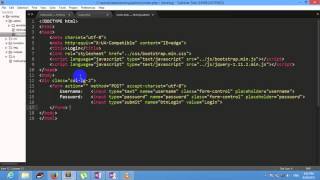 PHP tutorial - how to create form user login by bootstrap responsive  part 4 speak khmer