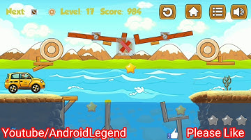 Build It River Bridge Level 17 All 3 Star Android Walkthrough