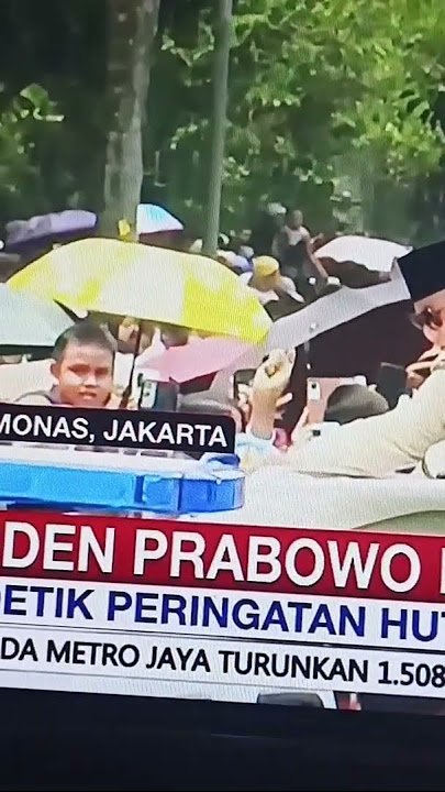 Gkbisa keMonas HUT TNI. #inewstv . DIRGAHAYU TNI. PRESIDEN HEBAT #tni