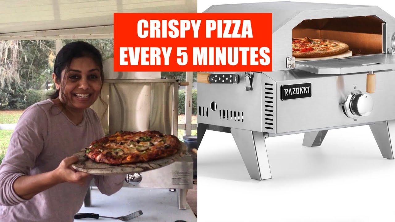 Super-Fast Crispy Pizza every 5 minutes with Razorri 2-in-1 oven Grill video Review Bhavna