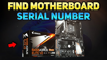 How to Find the Serial Number of Your Motherboard (Tutorial)
